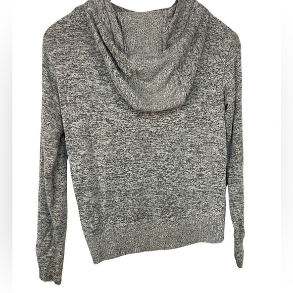 Athleta Girl gray knit pull over hoodies. Soft and cozy. So so cute. - Picture 1 of 3